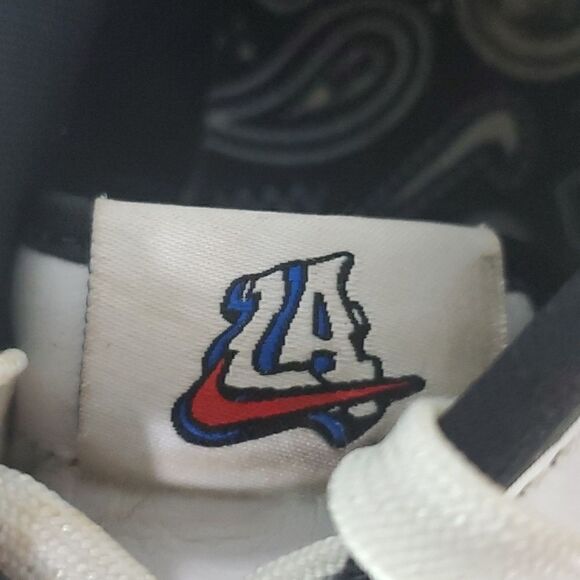 Nike Lunar Cortez 2022 All Star White Black Baseball Cleats Size 12.5 CV5565-101 - Picture 10 of 13